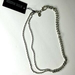 Steve Madden Metallic Chain Necklace